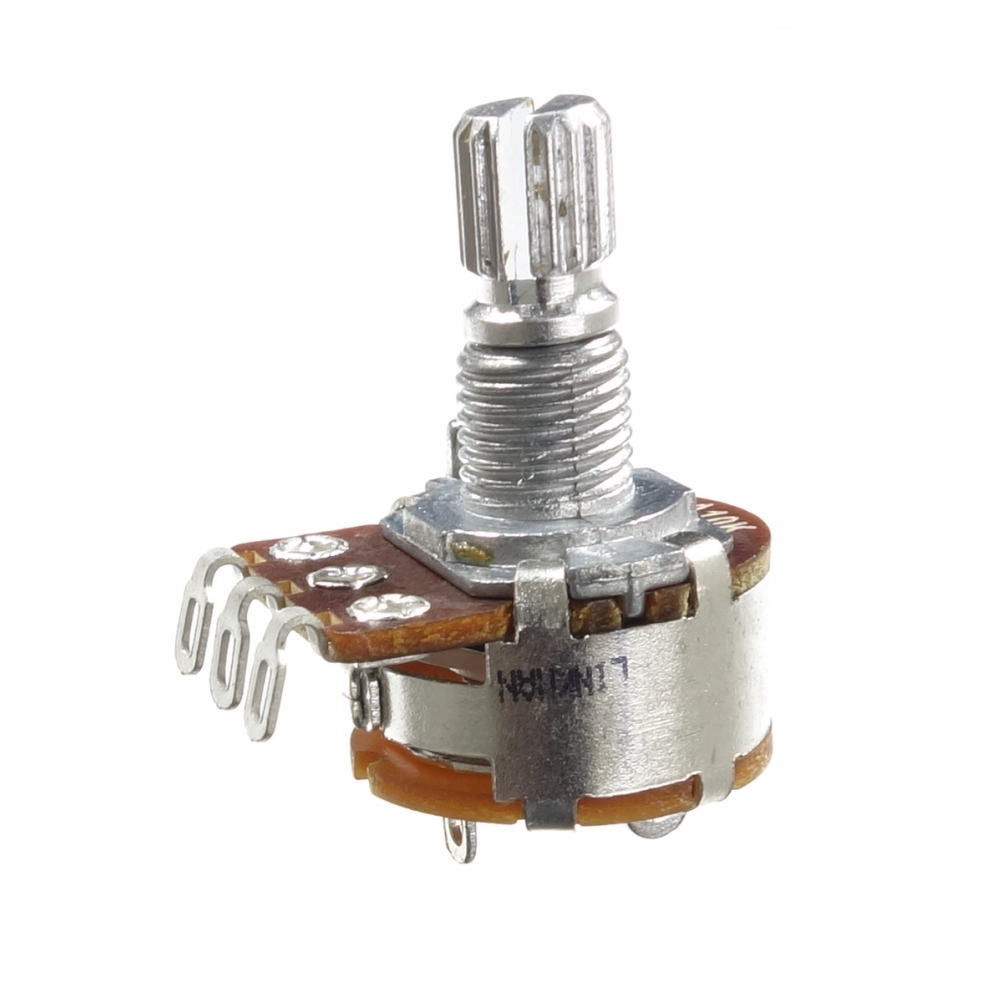 スイッチ付きボリューム Aカーブ 100kΩ R1610S-2B1-A104 Linkman製