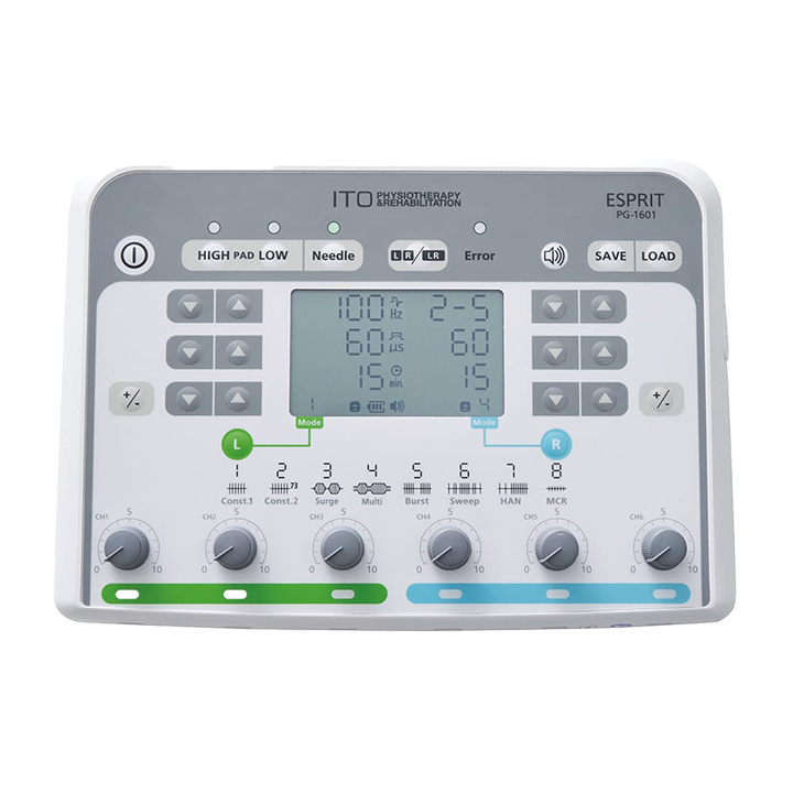 エスプリ PG-1601 | 鍼電極低周波治療器 | 伊藤超短波 医療関係者向け