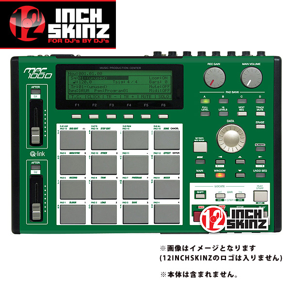 □ご予約受付□ 12inch SKINZ ／ Akai MPC1000 Skinz (Green／White