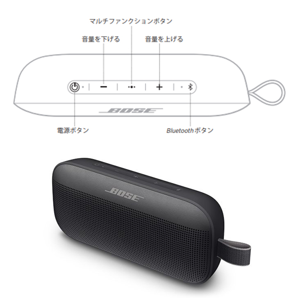 BOSE(ボーズ) ／ SoundLink Flex ／ Black Bluetooth ポータブル