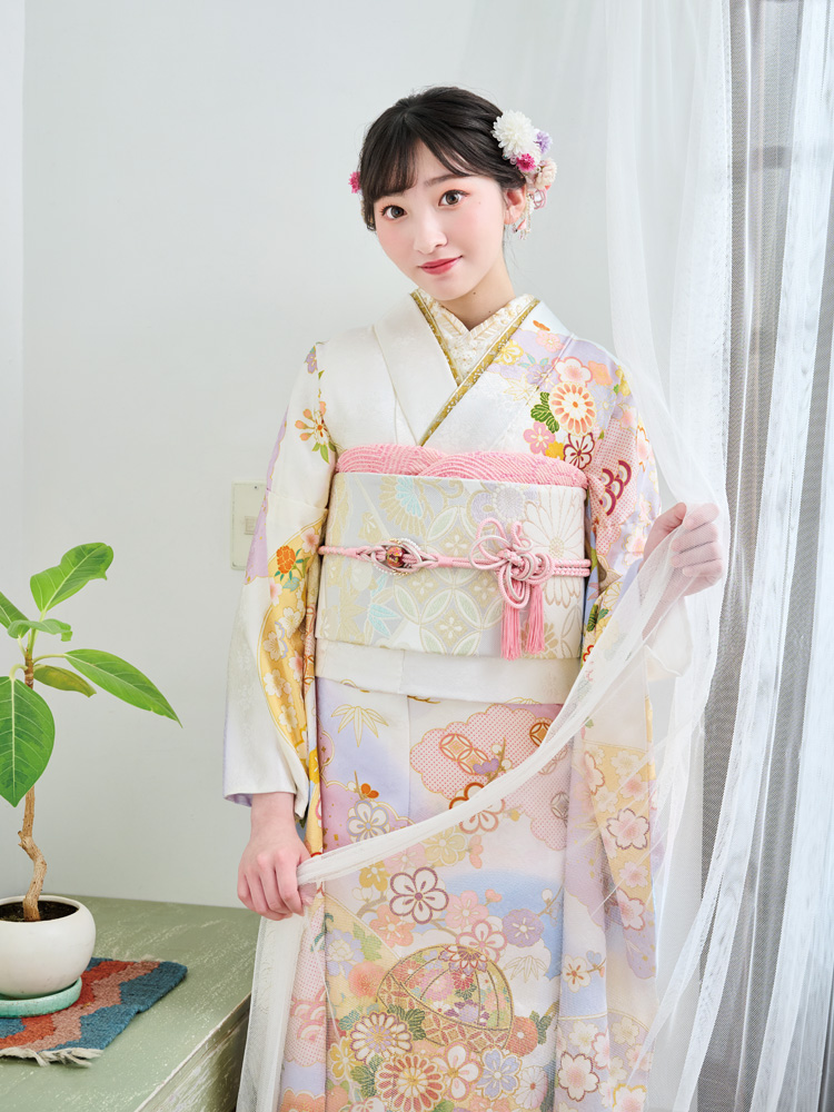 キュート振袖 H805 | 岐阜・大垣・一宮で振袖レンタル・購入、着物なら