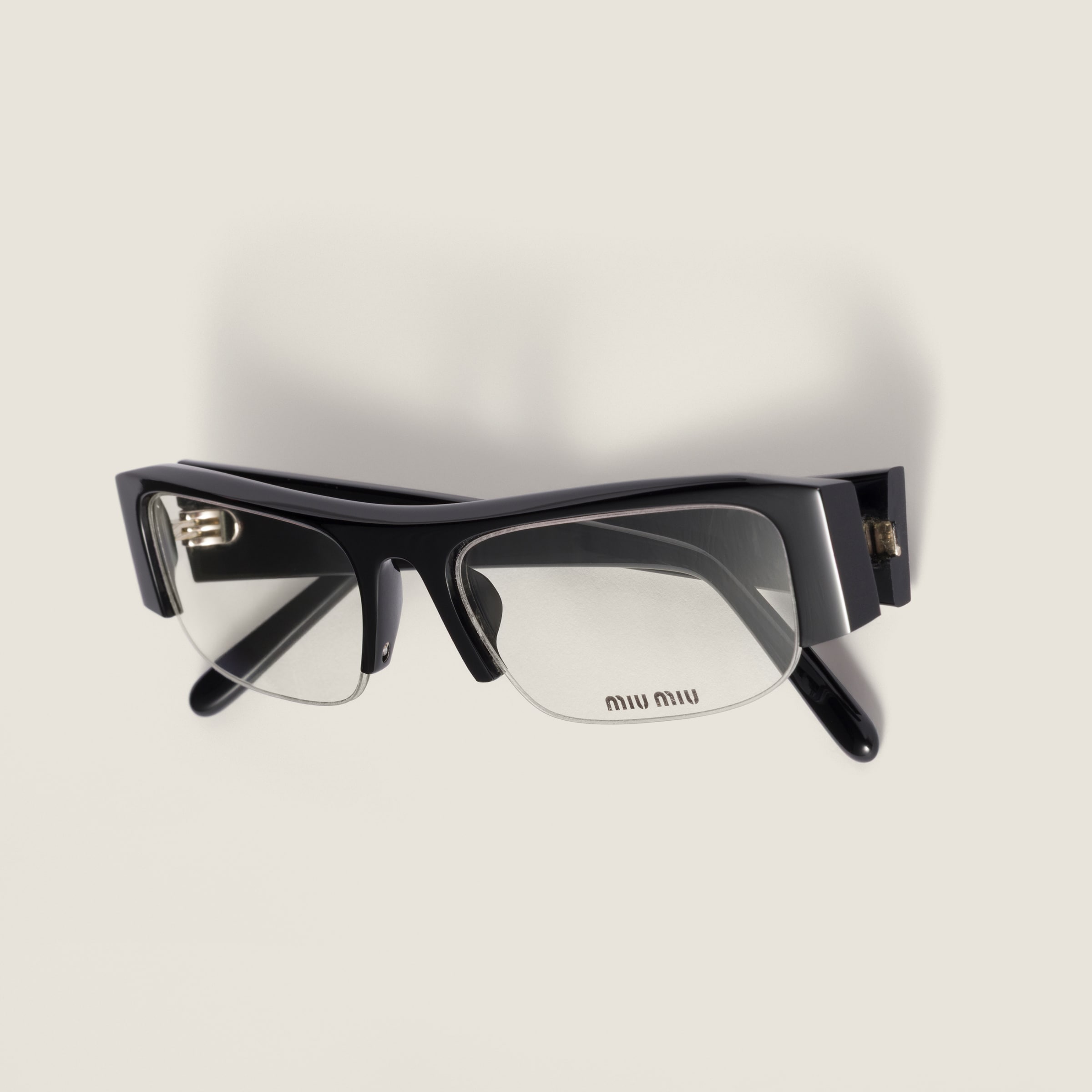 Blue-ray Transparent Lenses Vedette Sunglasses | Miu Miu