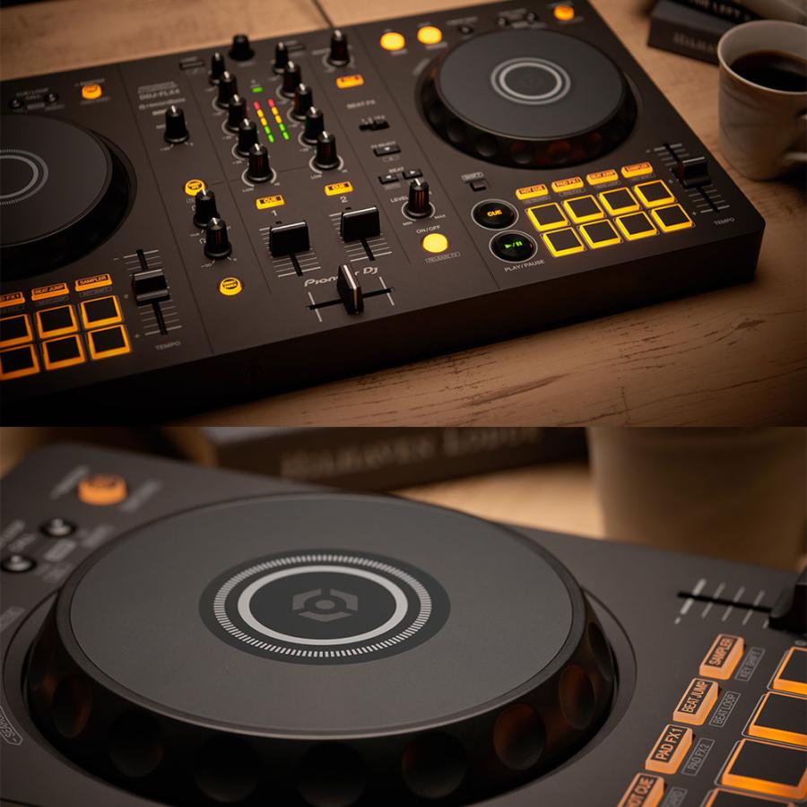 Pioneer DJコントローラー DDJ-FLX4 + 専用ケース DJC-B + ダスト
