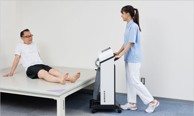 エアマッサージ器 ラクシアLX-H1｜ミナト医科学