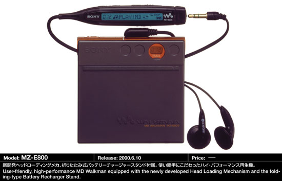 MD Community Page: Sony MZ-E800