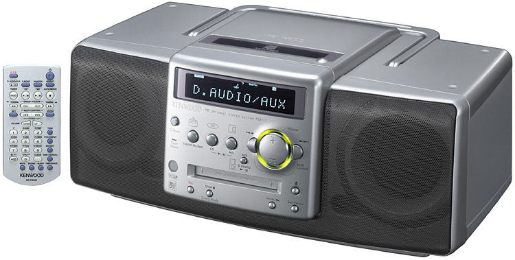 ケンウッド CD・MD・ラジオパーソナルステレオシステム MDX-L1-W