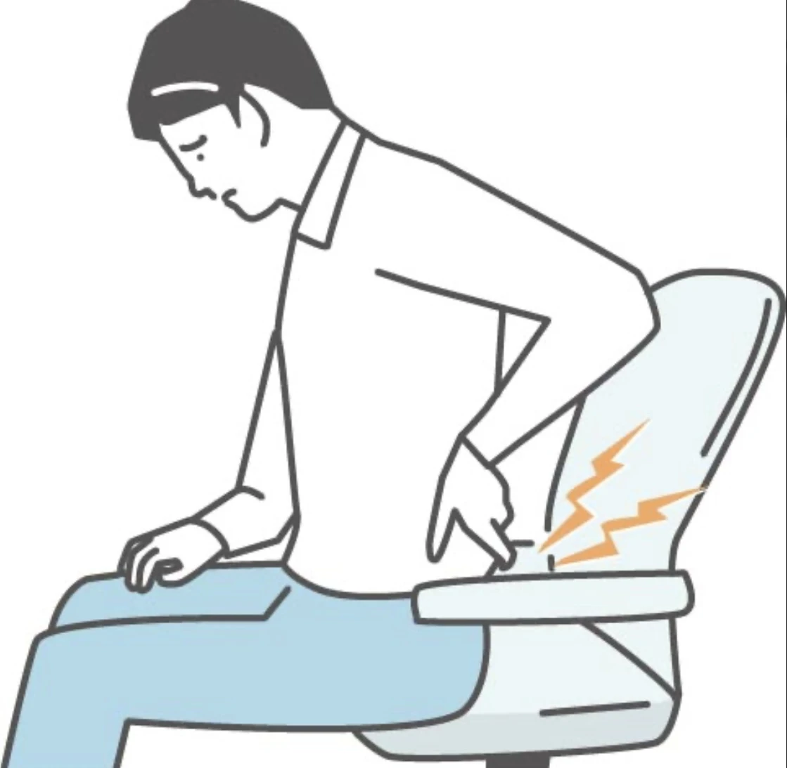 仙骨瞬間無痛療法のすすめ。座りっぱなしで悪化する腰痛を改善！