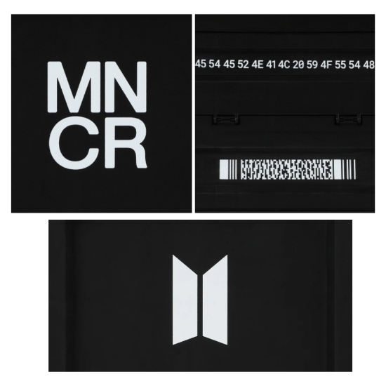BTS Monochrome Storage Box – MrsMunKorea Shop
