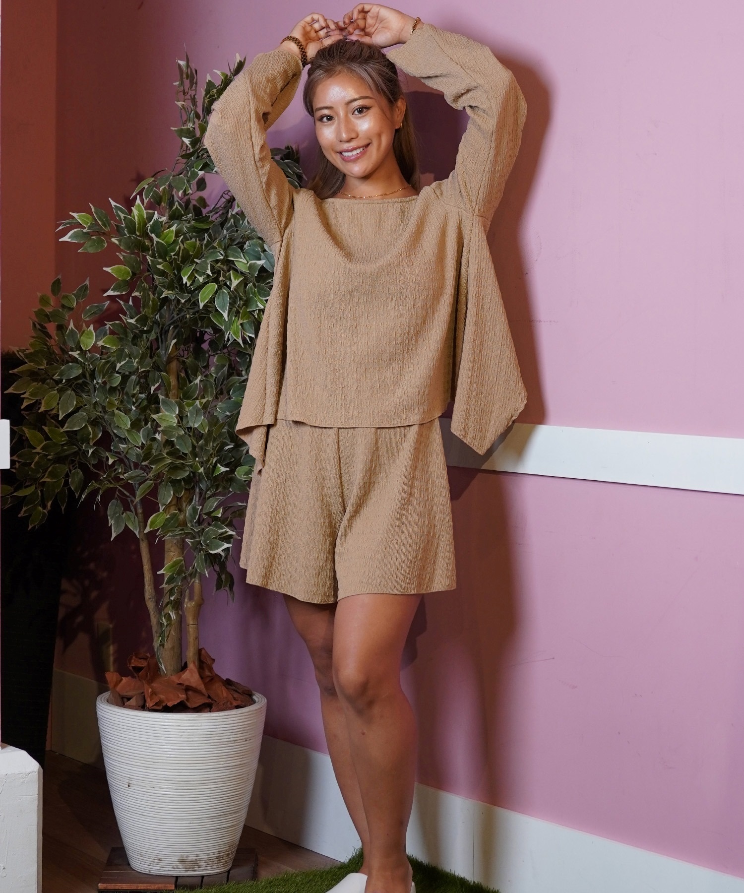 SARAEMERGE サラエマージュ 水着 レディース 4点セット 長袖ラッシュ