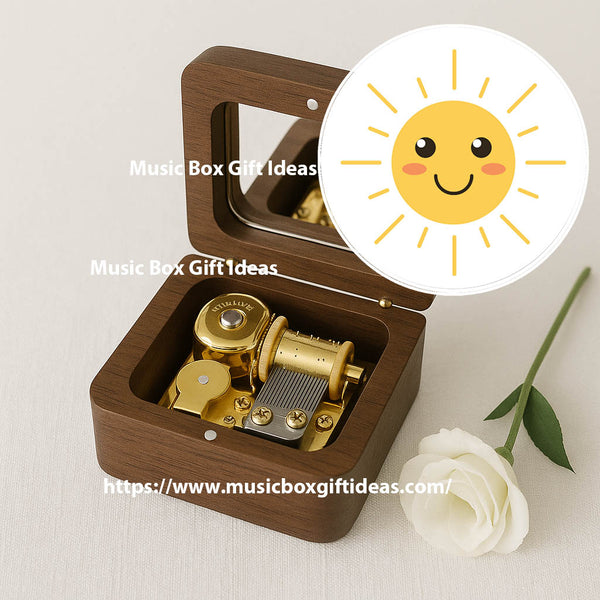 You Are My Sunshine Sankyo 18-note Windup Music Box Gift – Music