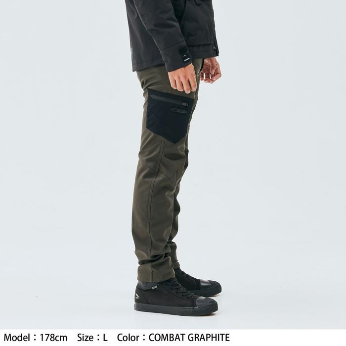 RSY555 ウインドストップ ソフトシェル パンツ COMBAT GRAPHITE