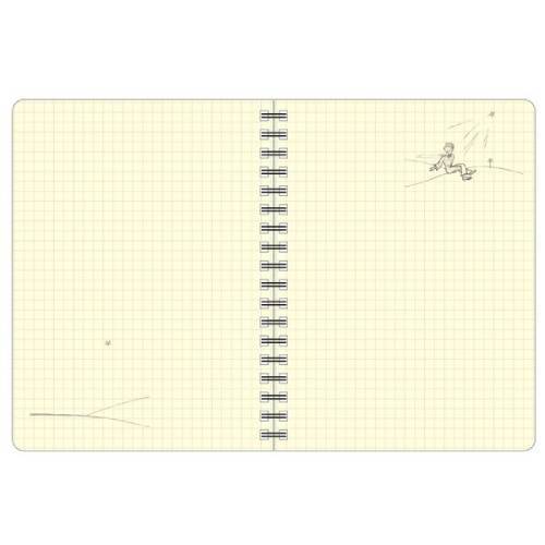 Rollbahn ロルバーン 星の王子さま ポケット付きメモ帳 (L) 総柄 デル