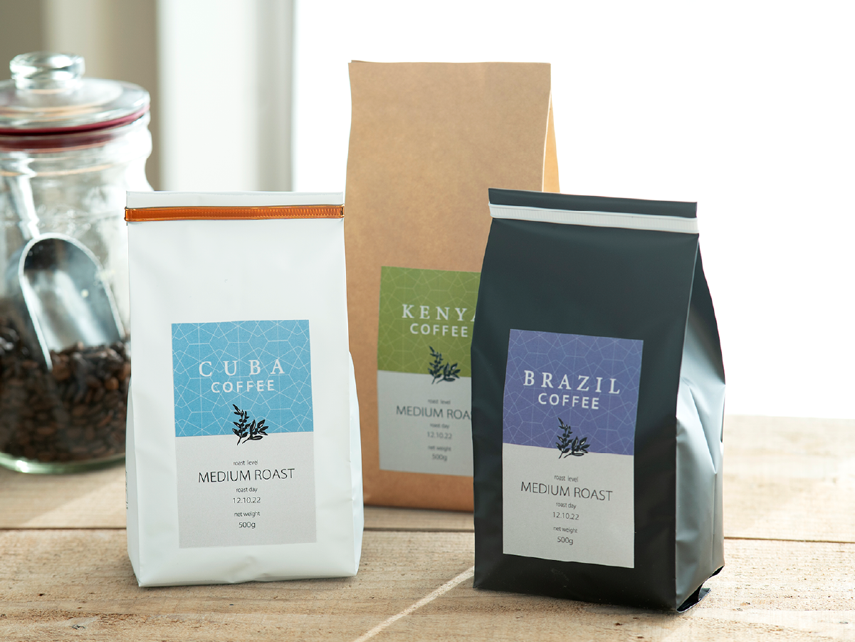 アロマキープパック500g ガゼット袋 ホワイト｜ニコノスオンライン