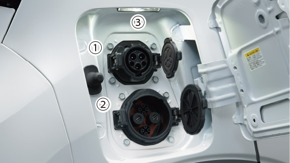 日産：日産電気自動車 充電について | 外で充電