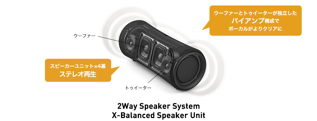 SRS-XG300 | アクティブスピーカー／ネックスピーカー | ソニー