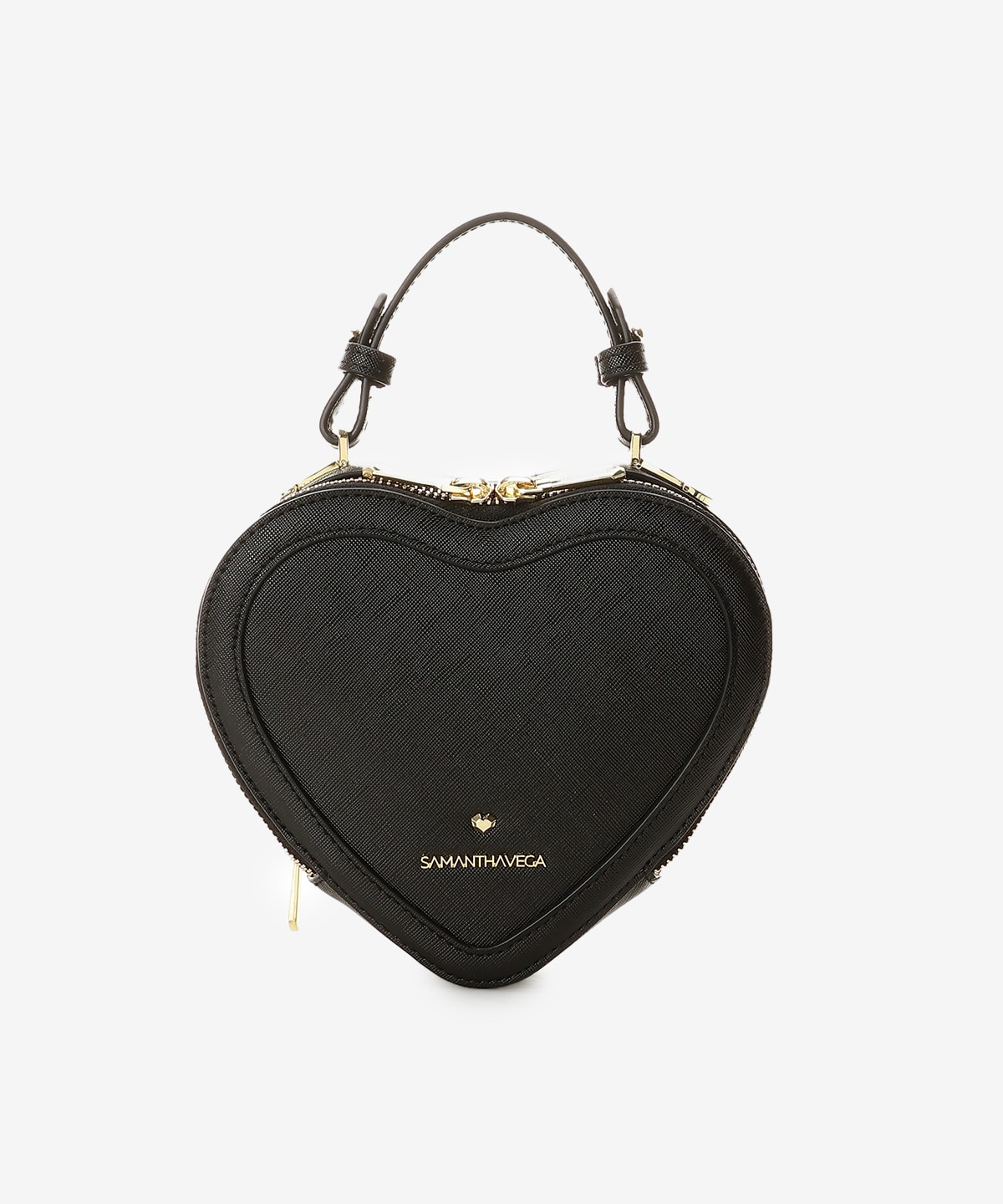 ハート型ショルダーバッグ(FREE ブラック): SAMANTHAVEGAサマンサ
