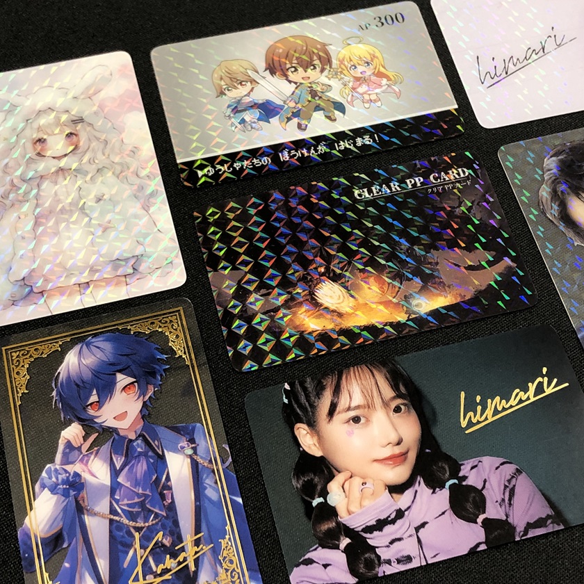 人気のクリアPPカードにキラキラをプラス！オプション加工と注意点を