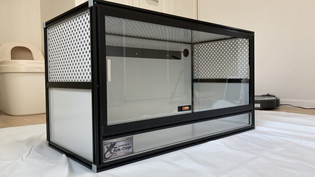 爬虫類用アルミフレームケージのオーダーメイドを依頼してみた｜ささき