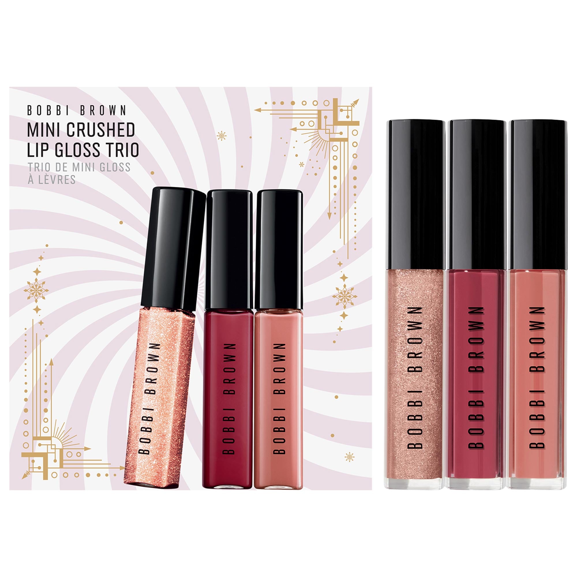 Mini Crushed Oil-Infused Lip Gloss Gift Set Trio - Bobbi Brown