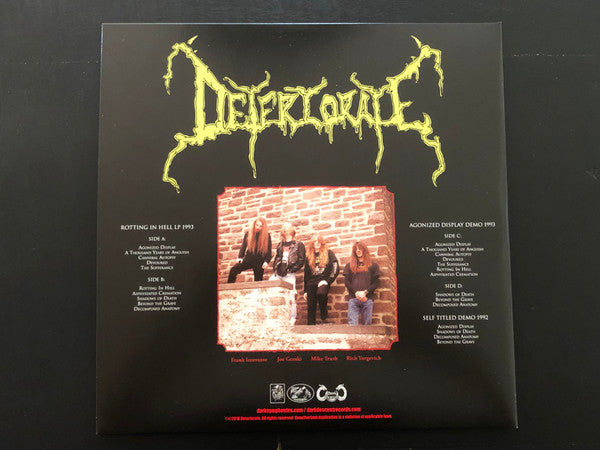 Deteriorate - Rotting In Hell + Demos - New 2 LP Record 2018 The