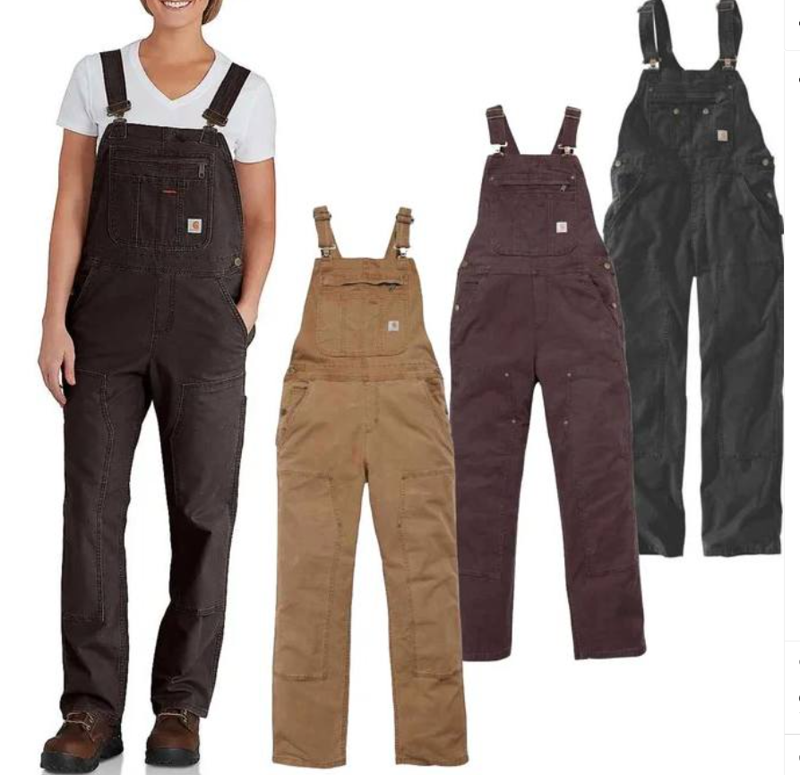 Carhartt Women's Crawford Coverall - 102438 Dark Brown - Livestock