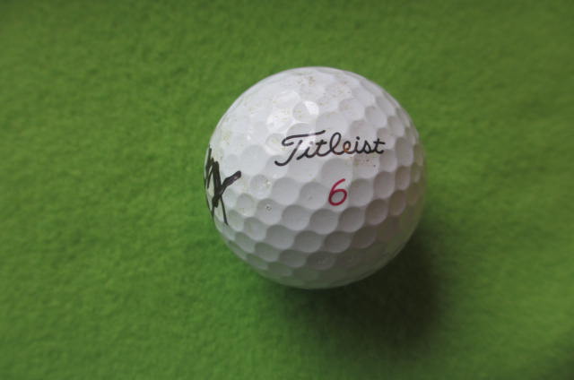 渋野日向子HINAKO SHIBUNOプロ直筆サイン ゲーム実使用 Titleistオウン