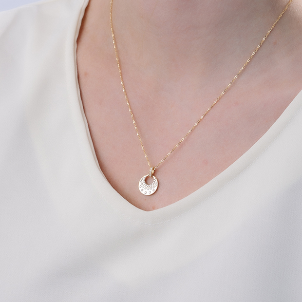 FLOWER MOON NECKLACE(1ZN1127)K18 ネックレス｜スタージュエリー公式