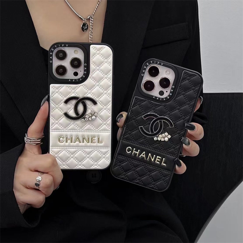 iphone17/16 ケース シャネル 風 iphone15/15pro max ケース chanel