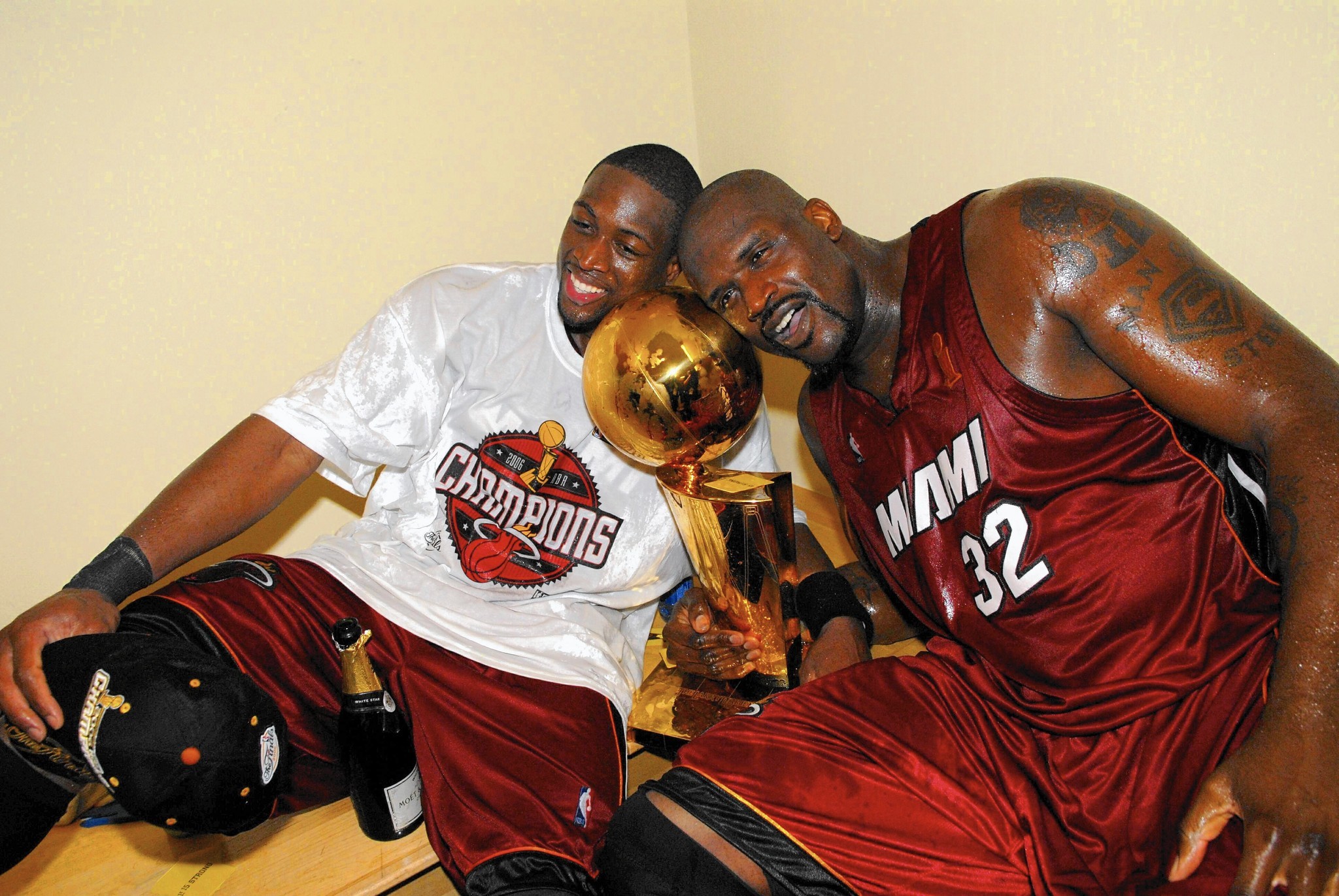 Shaquille O' Neal, who helped lead Heat to first title, makes Hall