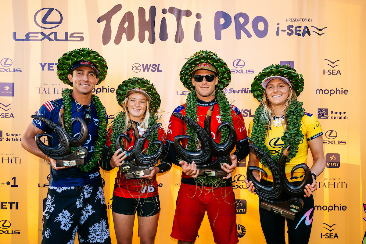 ジャック・ロビンソン&モリー・ピックラムが優勝！『Lexus Tahiti Pro
