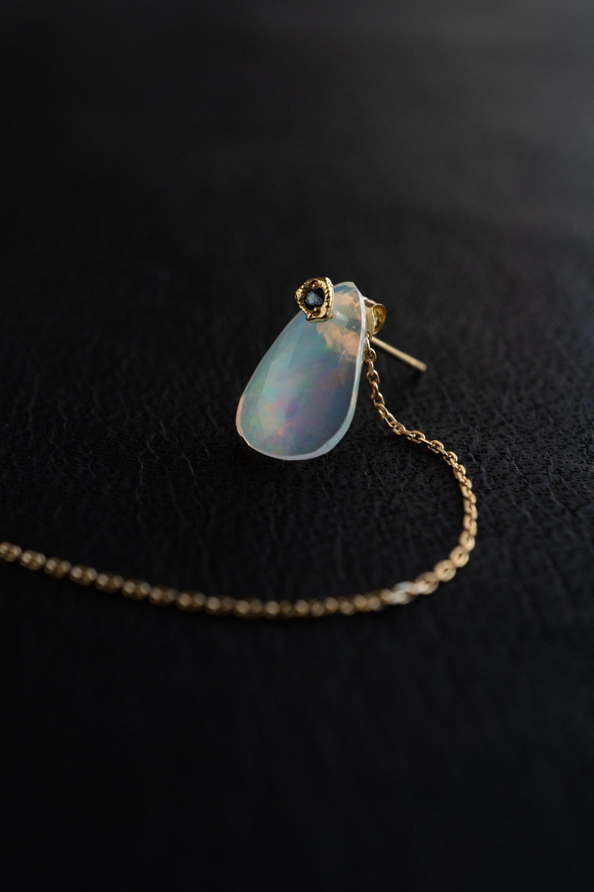 MONAKA jewellery モナカジュエリー flat Opal Pierce オパールピアス K18