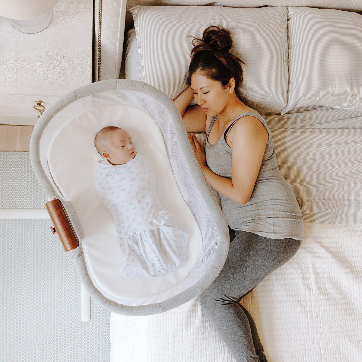 Halo - Bassinest Swivel Sleeper Luxe Series - Dove Gray Tweed only