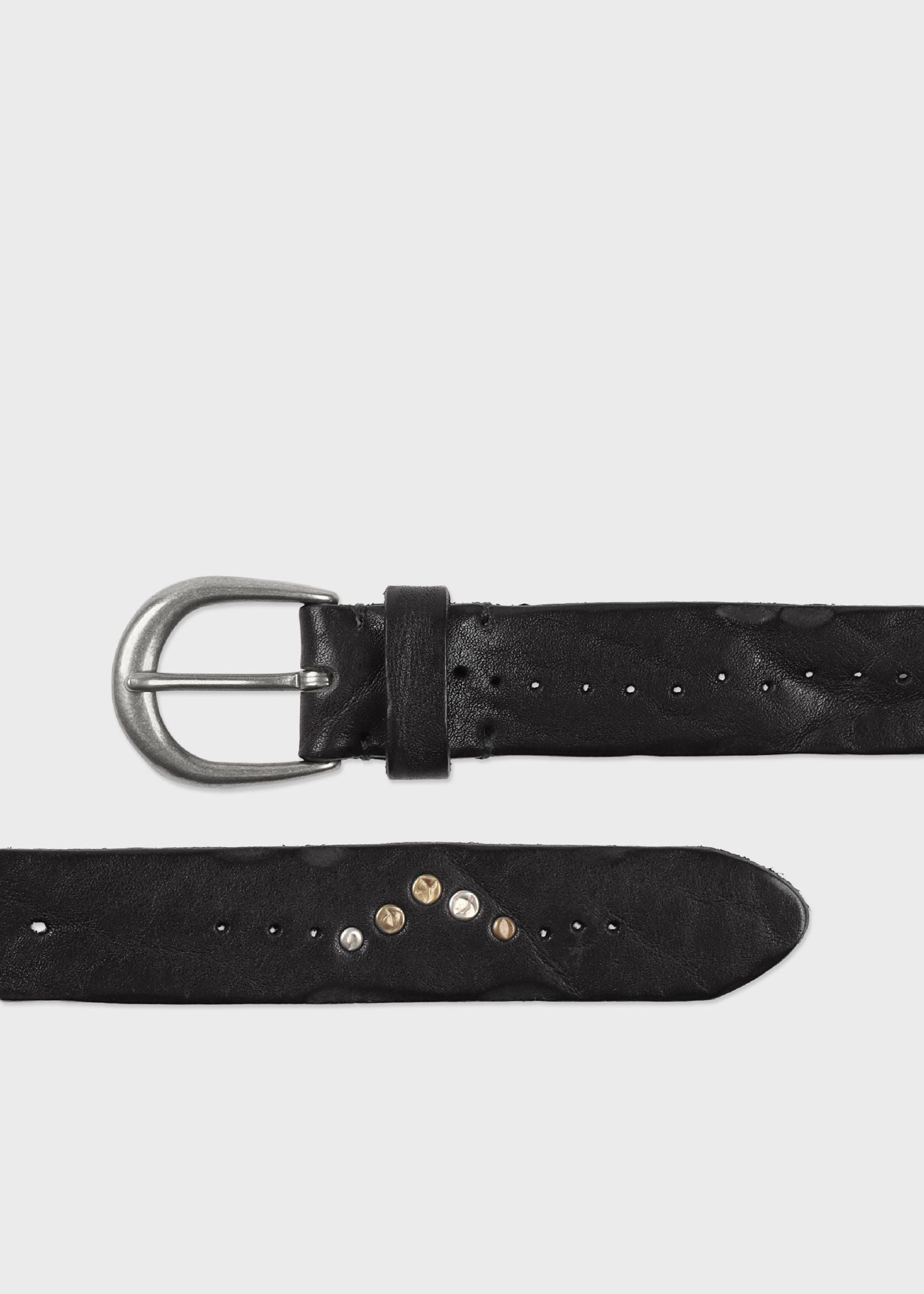 ヴィンテージライク スタッズ ベルト（ダークブラウン） ｜ポール・スミス