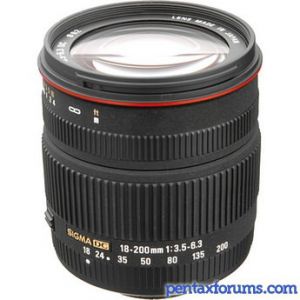 Sigma DC 18-200mm F3.5-6.3 Lens Reviews - Sigma Lenses - Pentax