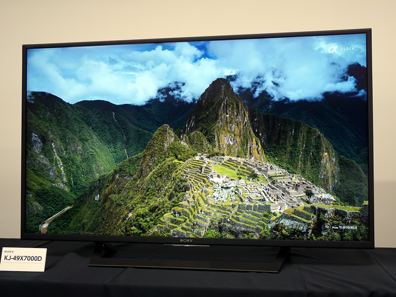 ソニー、約16万円の“4Kテレビスタンダードモデル”「BRAVIA X7000D