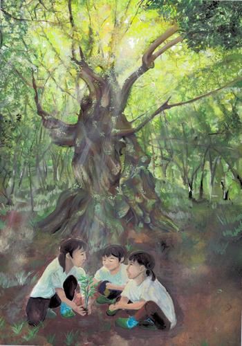 第49回全国育樹祭大会テーマ・ポスター原画・シンボルマークの決定