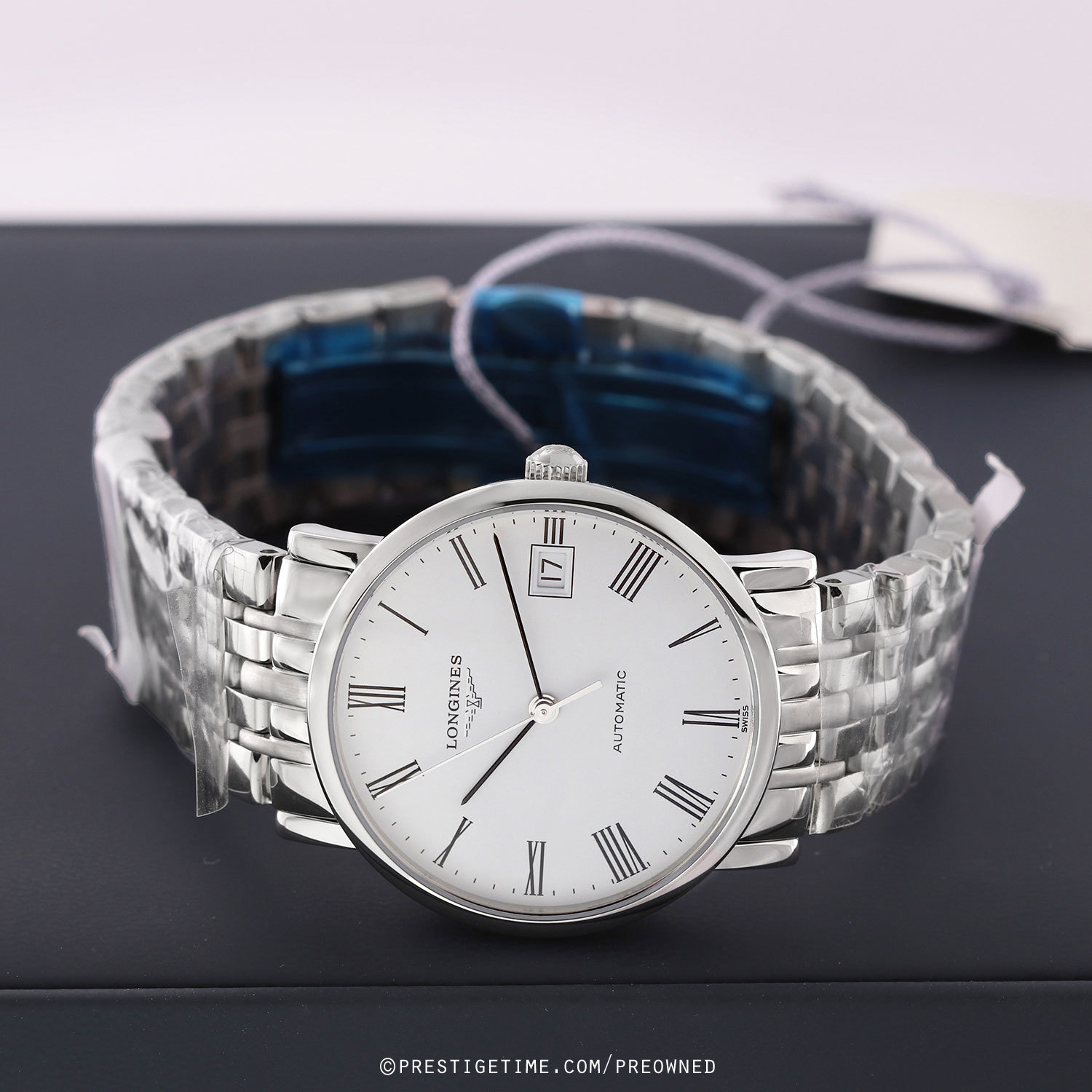 Pre-owned Longines Elegant Automatic 34.5mm L4.809.4.11.6