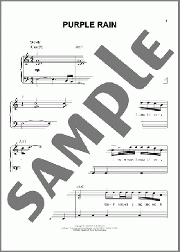 楽譜一覧】Purple Rain Prince - ヤマハ「ぷりんと楽譜」