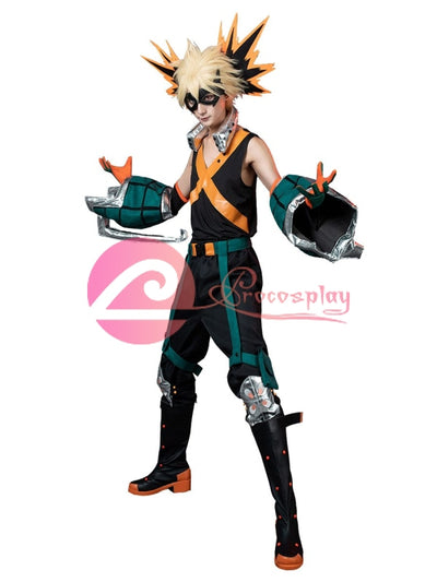 爆豪勝己 ヒーローコスチューム Ver コスプレ衣装 僕のヒーロー