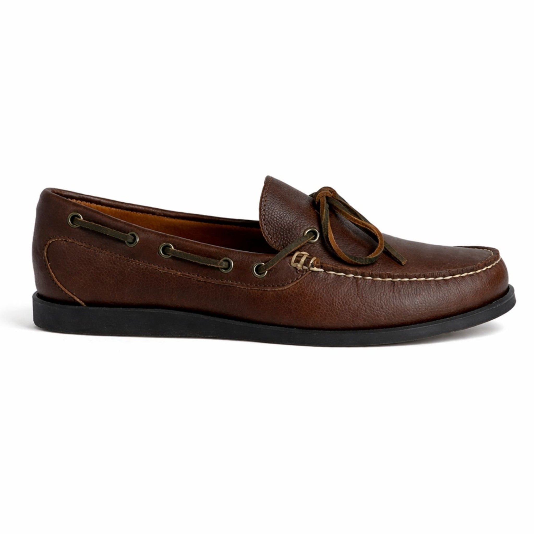 Men's Canoe Shoe: Brown Pebble – Handcrafted Comfort & Durability