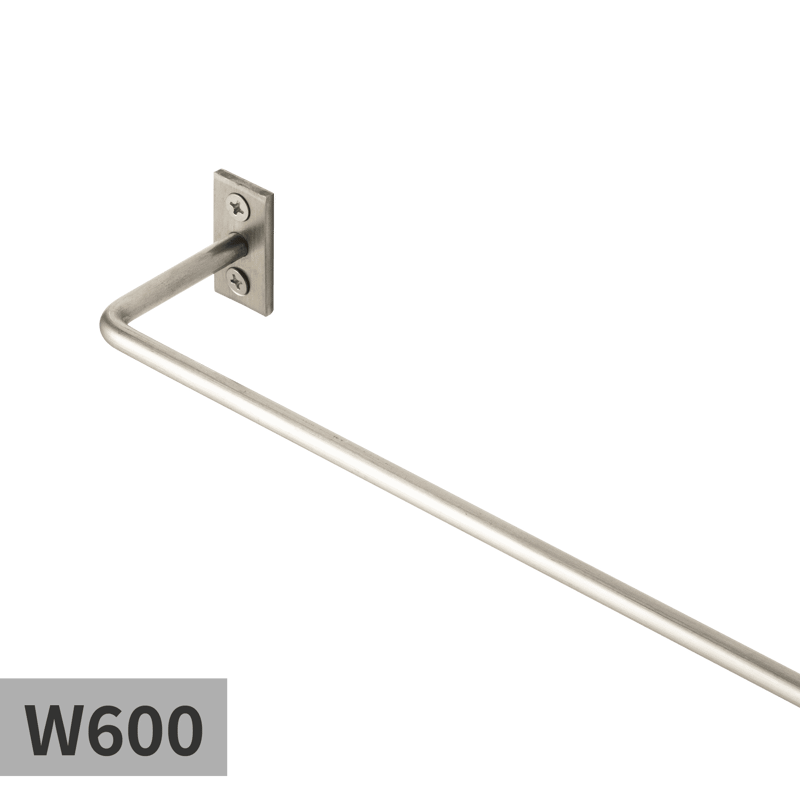 ハンガーバー φ6 鉄 W600 | KB-AC008-12-G141 | タオル掛け・バー