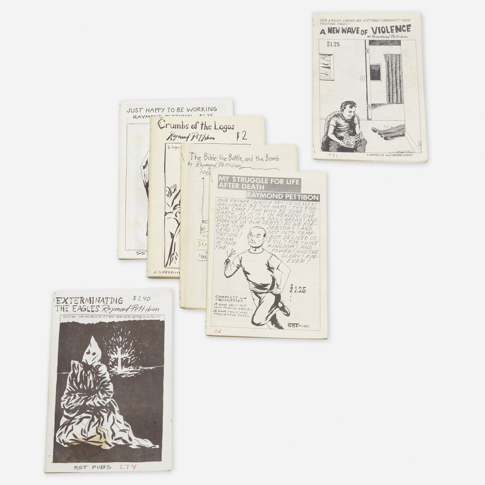 183: RAYMOND PETTIBON, Collection of six zines < Art Unlimited, 13