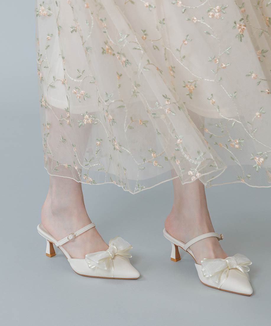 2WAY シアーリボンミュールパンプスRANDA公式サイト