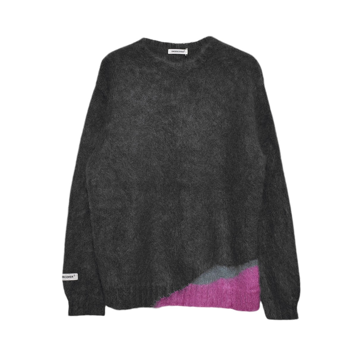 UNDERCOVER John UNDERCOVER モヘアボーダーニット 黒 UNDERCOVER John