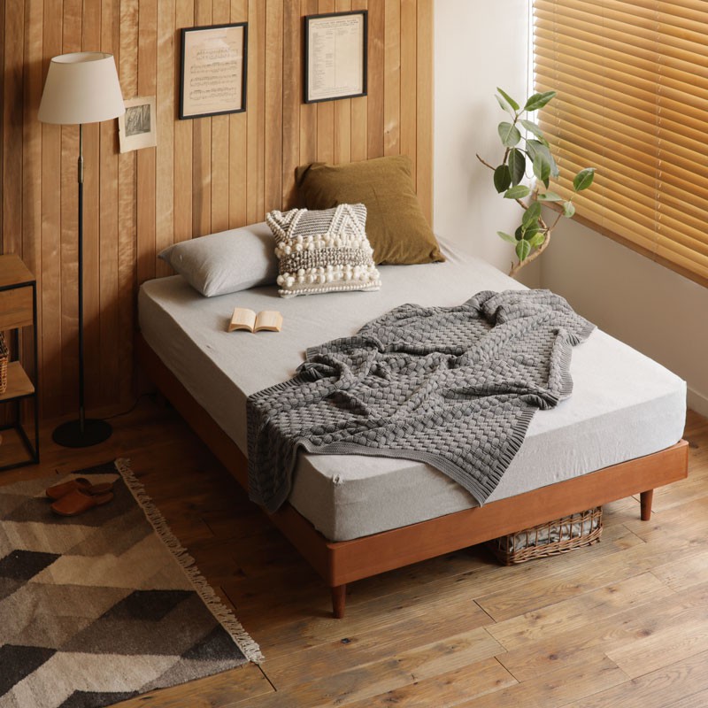 木製ベッド NOANA／BR ヘッドレスタイプ ｜家具・インテリア通販 Re