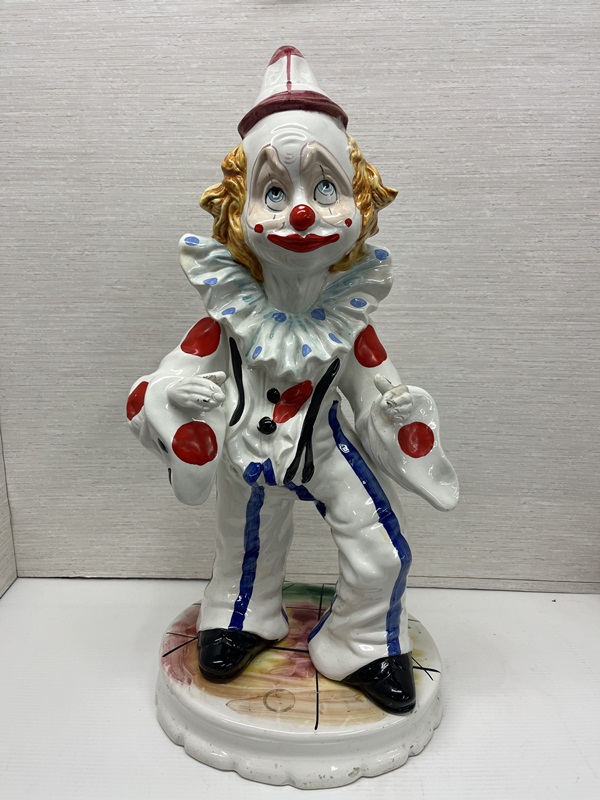 イタリアアンティーク ピエロ置物 - リサイクル＆買取専門のリサイクル