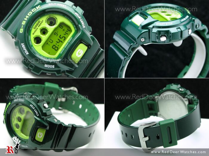 BUY Casio G-Shock Crazy Colors DW-6900CC-3DR Green - Buy Watches