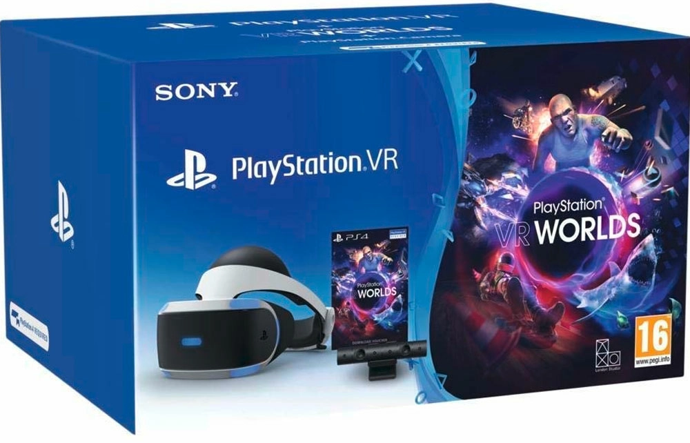 PlayStation VR V2 (CUH-ZVR2) + Caméra + VR Worlds - PS4