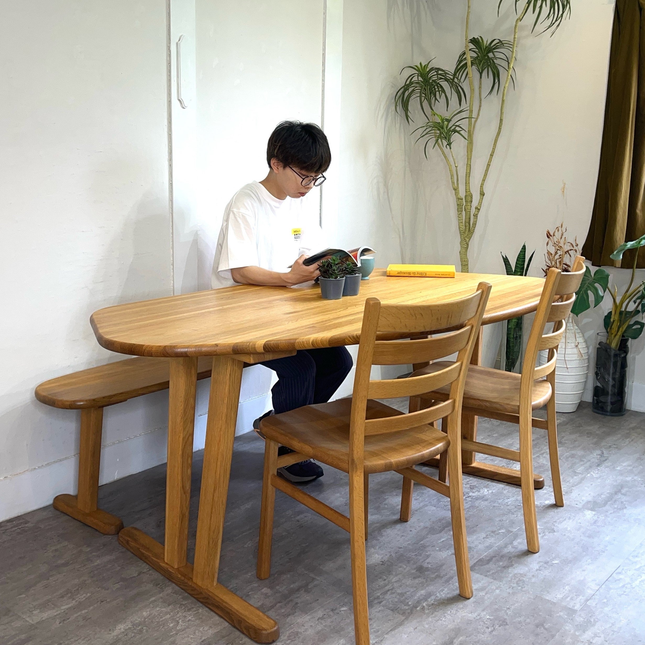 飛騨産業 HIDA バゲット baguetteシリーズ ダイニング4点セット