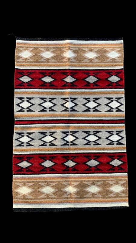 1970〜80年代 Navajo Rug ナバホラグ 64×100 - PHILLIP66